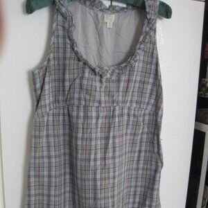 Plaid Converse One Star Summer Dress w/ Privacy Liner - Size 6.